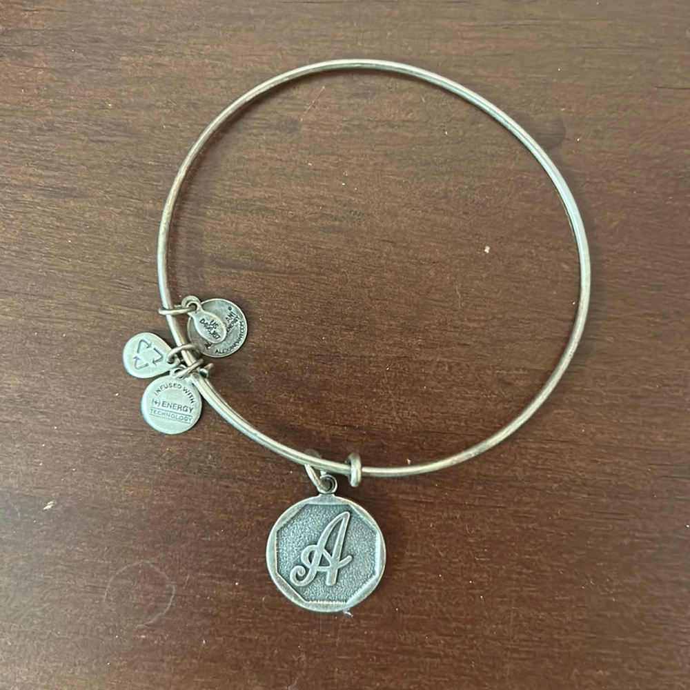 Alex and Ani letter “A” bracelet
